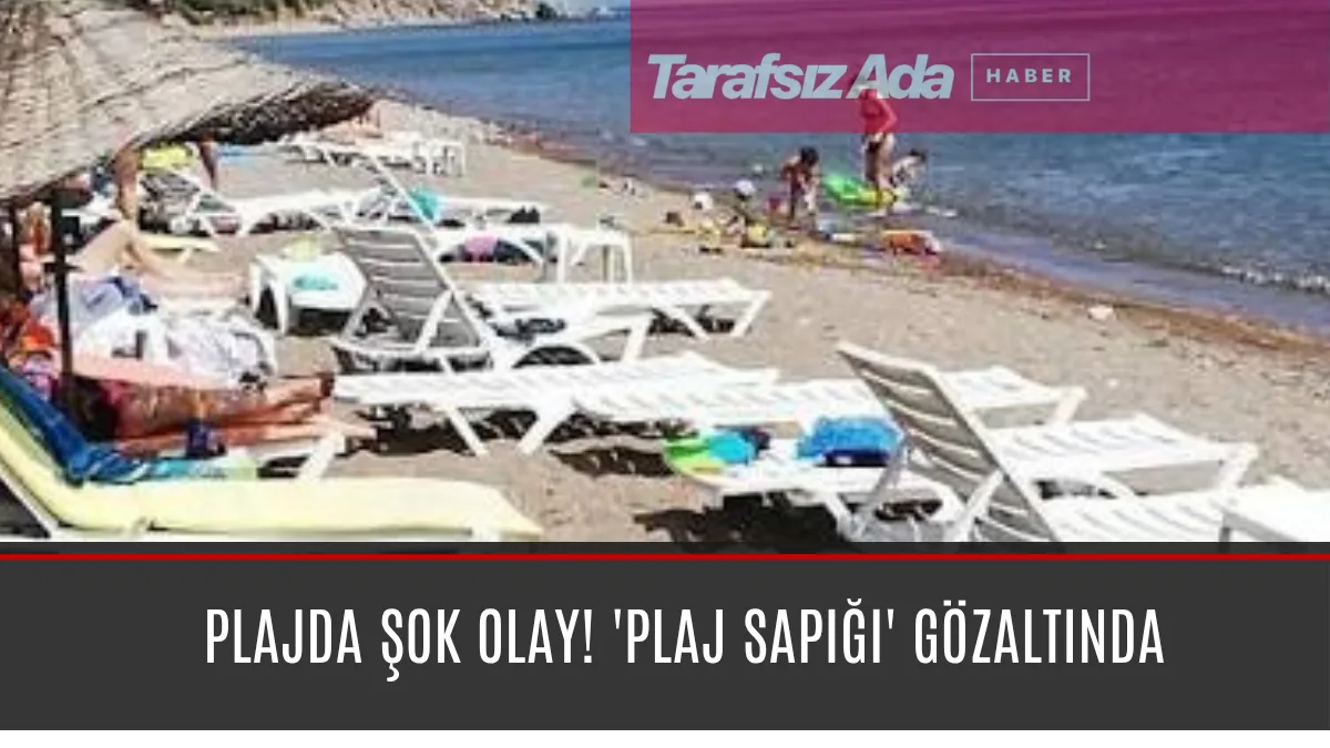 MAĞUSA'DA PLAJ SAPIĞI YAKALANDI